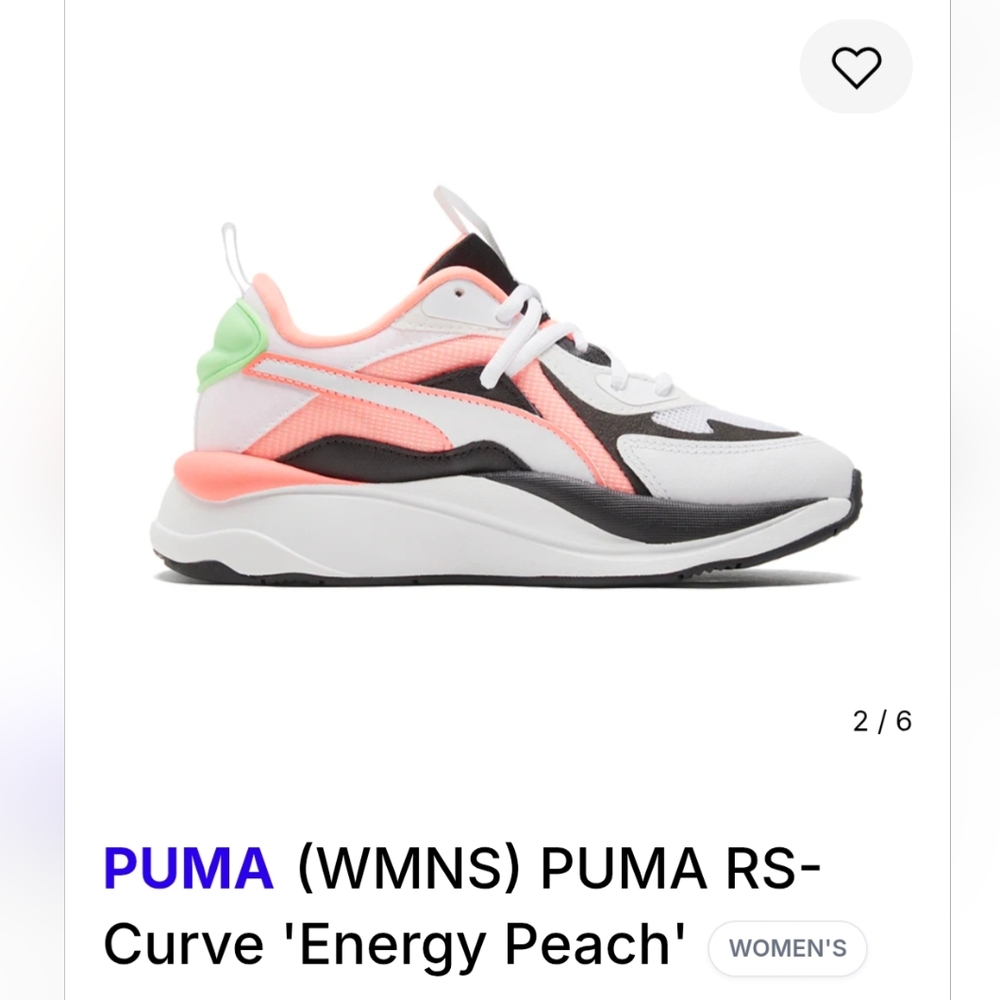 Euc PUMA Vibrant Sneakers with Neon Accents VERY COMFORTABLE size 10 Women's - Picture 1 of 8